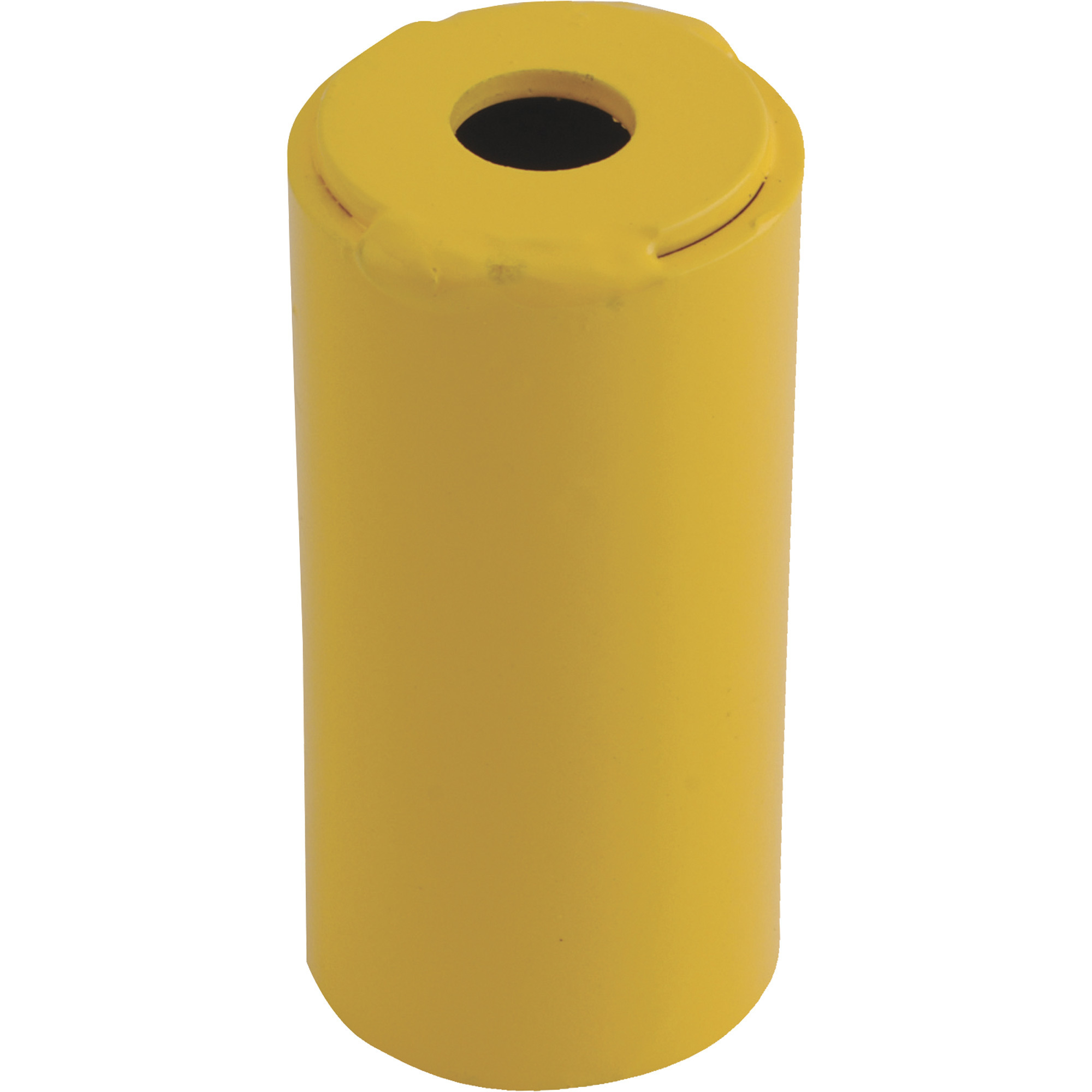 Vestil Dock Safety Railing Sleeve - 4in. Height, 2in. Diameter, Steel, Yellow, Model# VDKR-P107